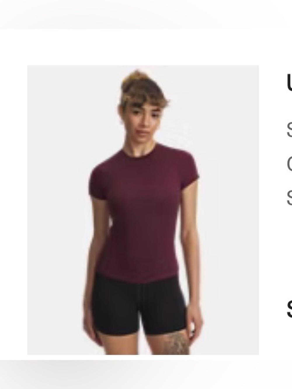 Under Armour Meridian tee
